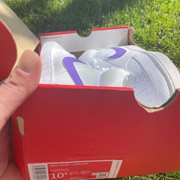 Brand New Nike Custom Court Vision Mid. Mens 10.5 - Picture 9 of 9